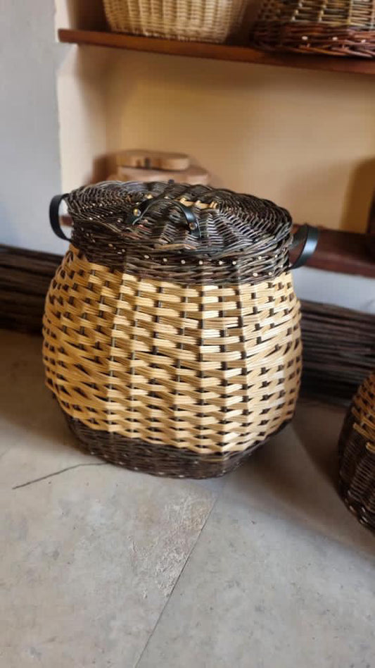 Panière La voyageuse - Collaboration Maison Makeba & Victorine Vannerie