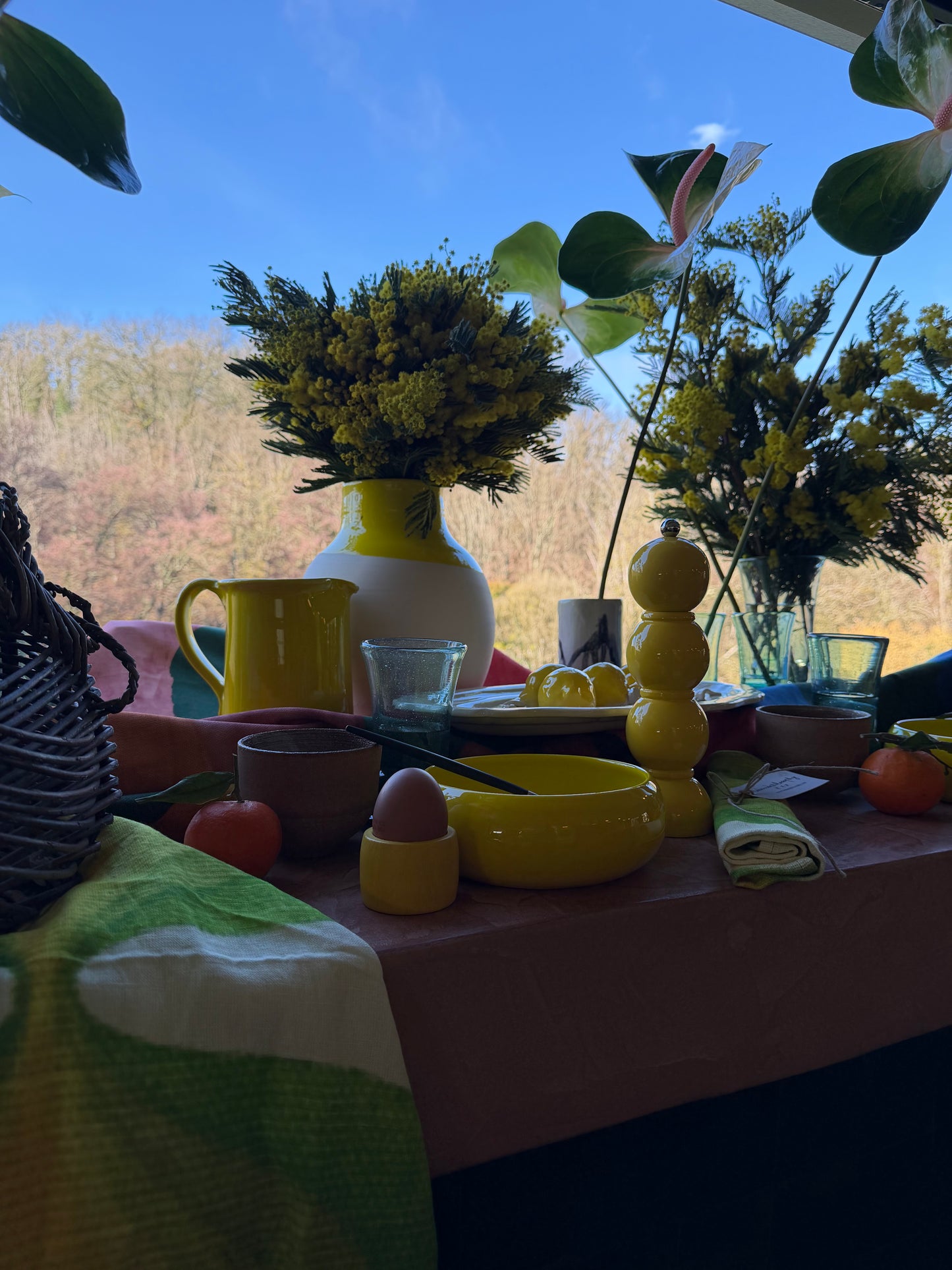 Carafe Jaune Soleil Ravel