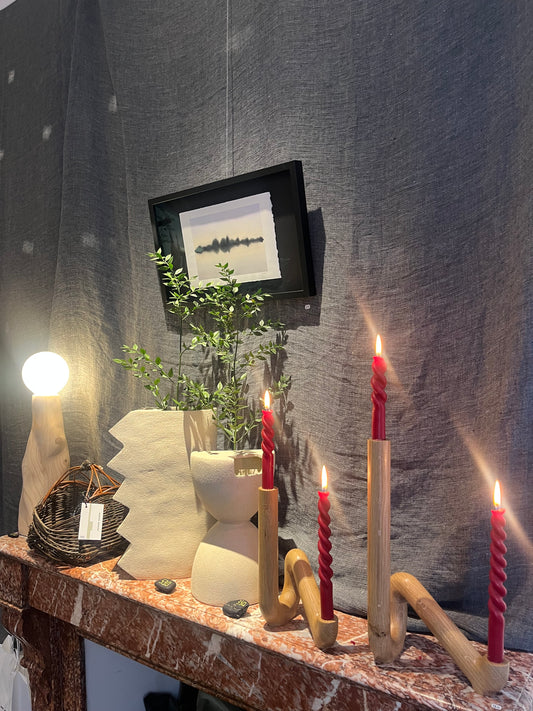 Bougeoir Jeremy Niquet - Affluent chêne massif