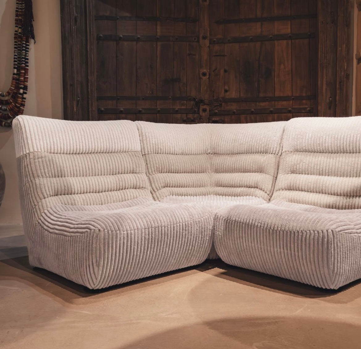 Divan 1 place en velours boudoir - Bed and Philosophy