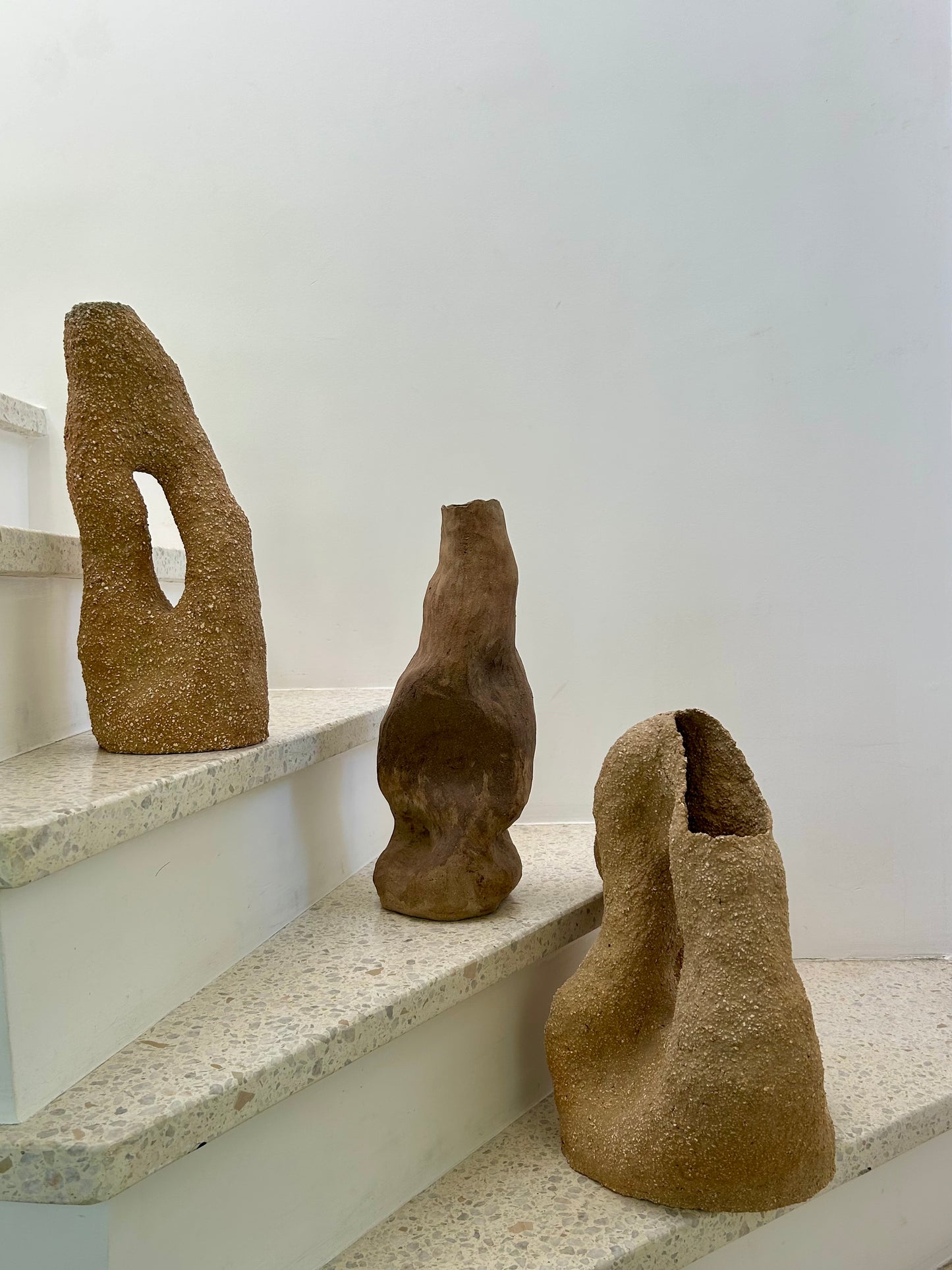 Thaïs Loret - Sculpture/Vase - Grés Mélangé Brut et Chamotté