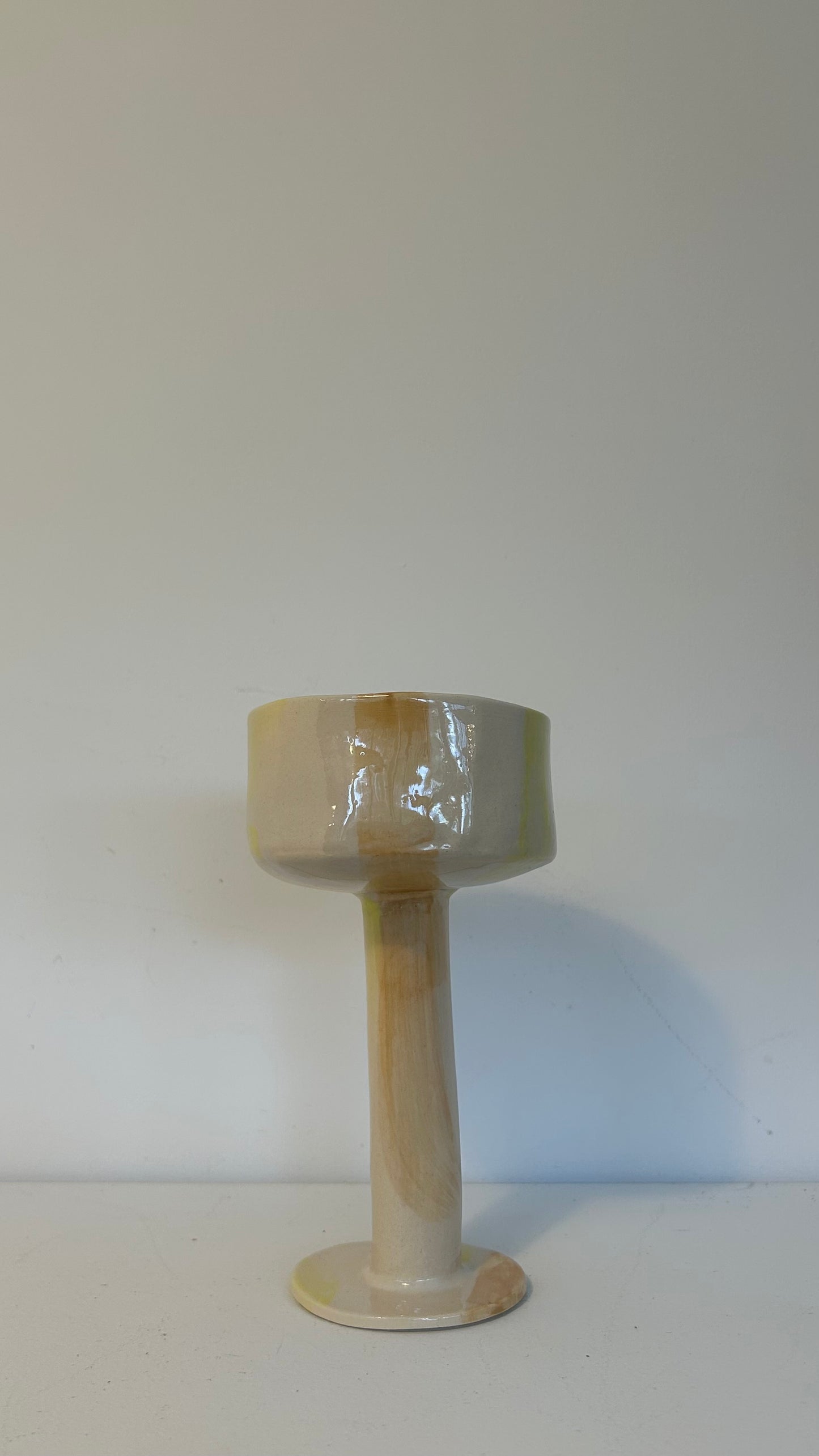 "VERRES À TRAITS", Verres à pied - Collab Anne Kurzberg x Maison Makeba