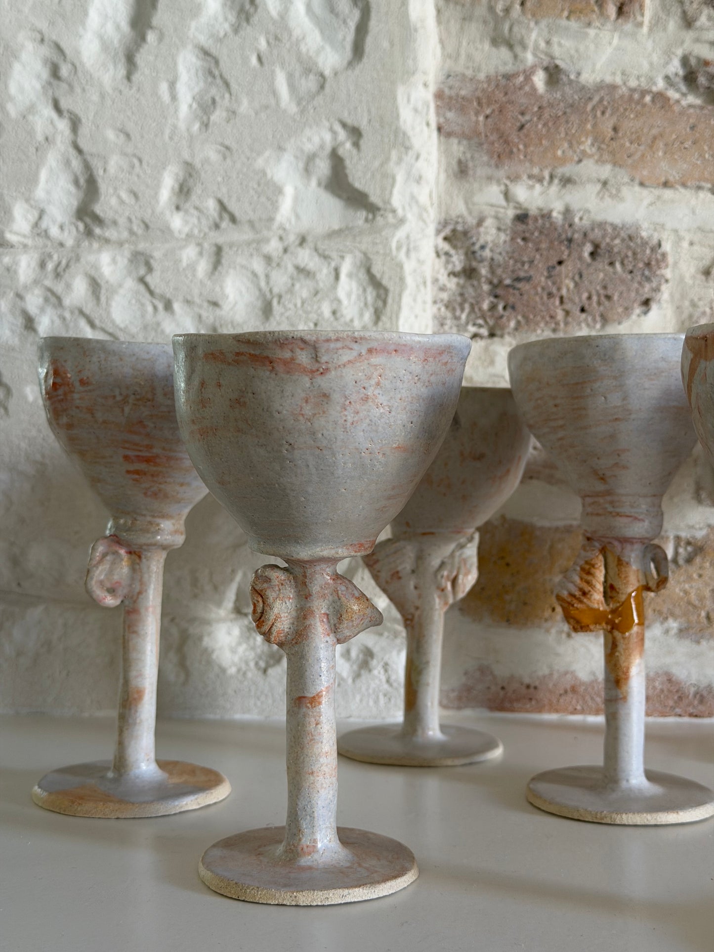 Maison Makeba Signature - 10 Verres à Pied - Verres Antiques