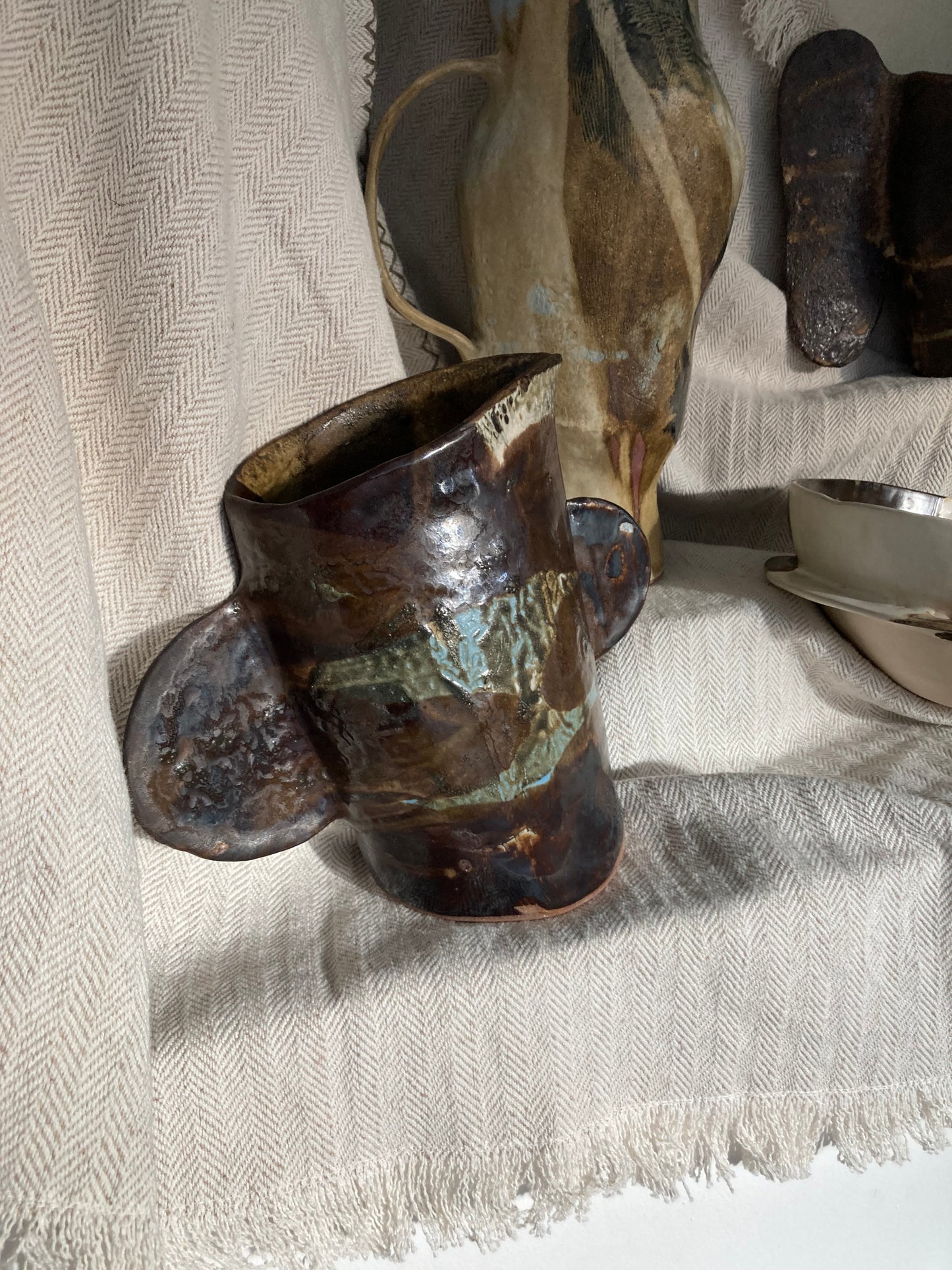 Muriel Senaux - Carafe - Poisson Petites Nageoires
