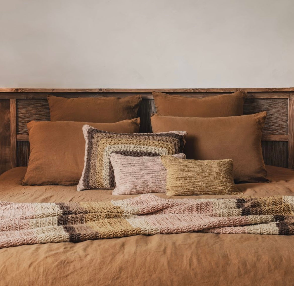 Plaid en crochet 100x200cm - Bed and Philosophy