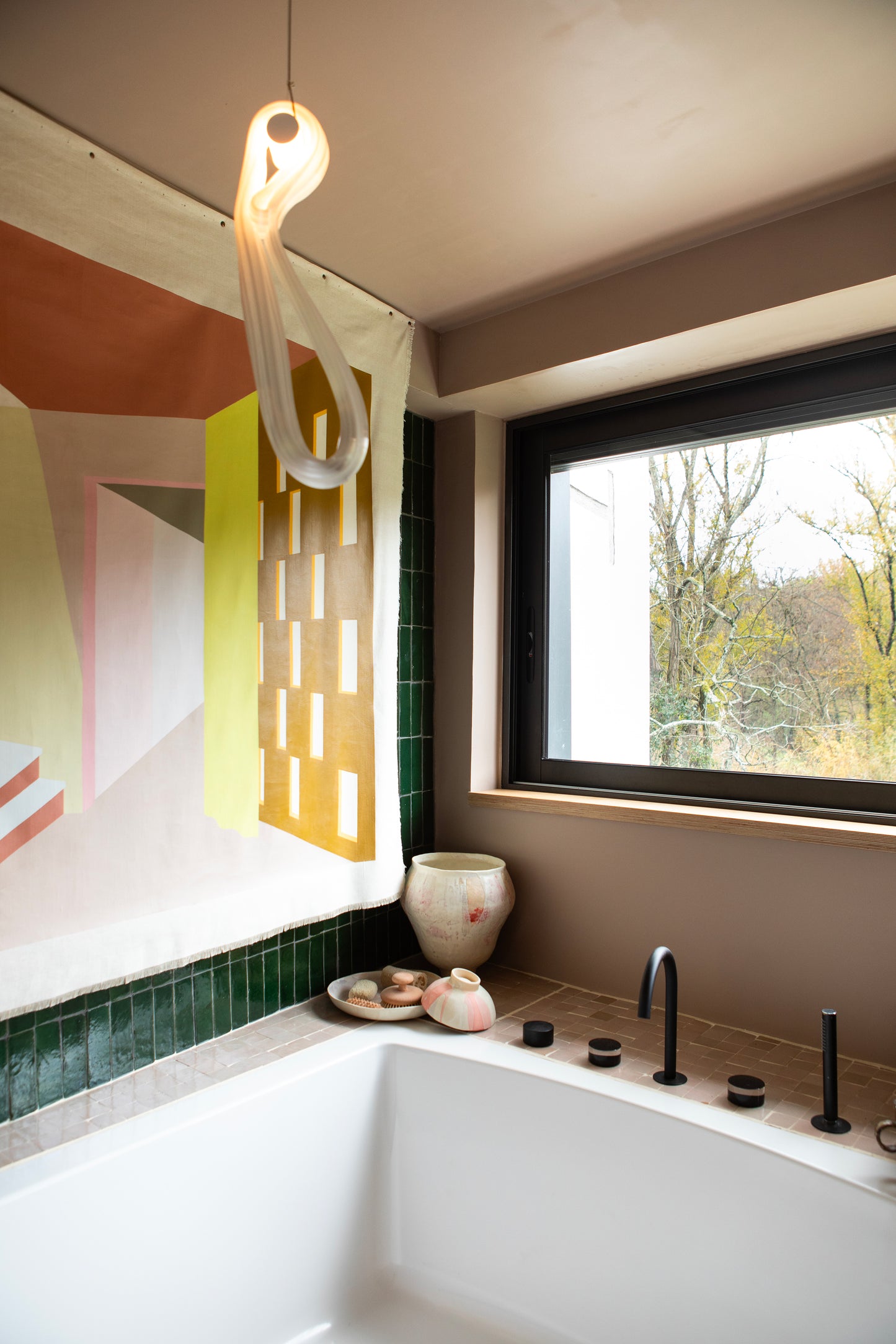 Tenture Murale - Collab « Entrée 60’s »Maison Makeba - Maison Cédrat