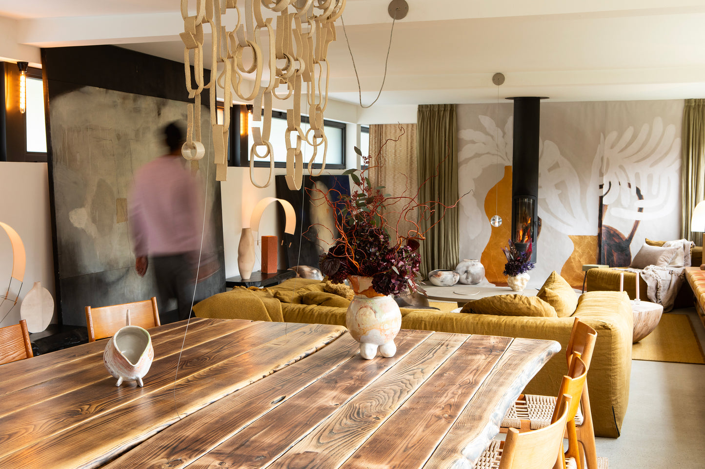 Maison Makeba Signature x CCÉRAMIQUE - Objet Sculptural/Suspension - J'Habille la Lumière