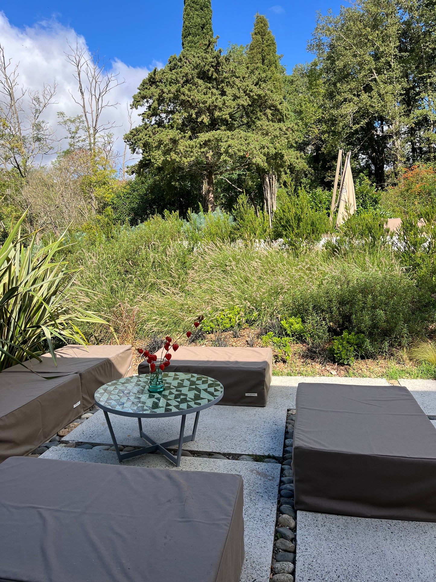 Modèle d'expo, OUTDOOR PALETTES, Bed and Philosophy