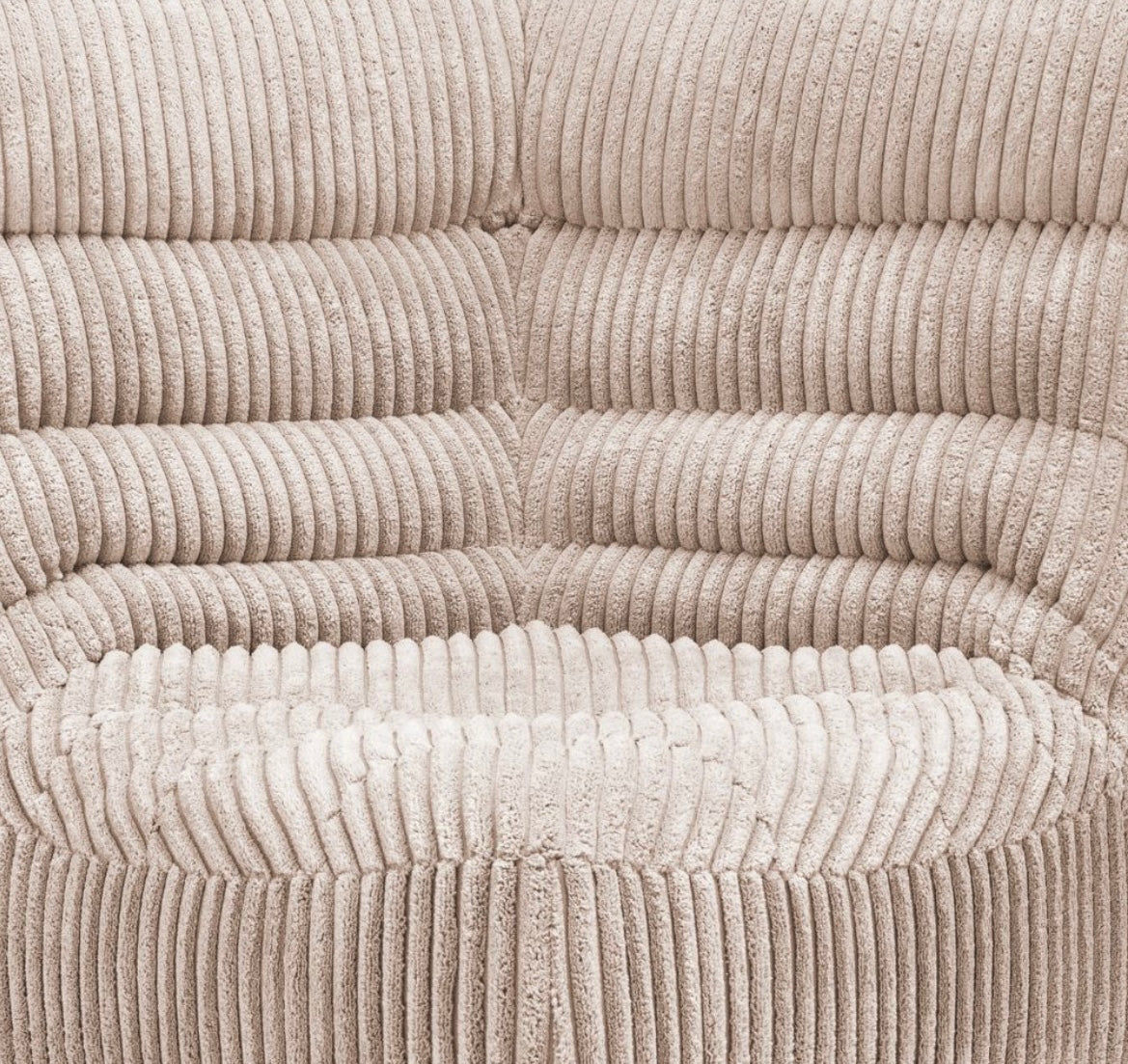 Canapé d’angle en velours boudoir - Bed and Philosophy