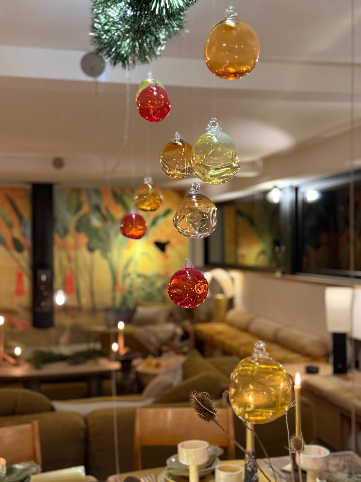 Boules de Noël 🎅 en verre