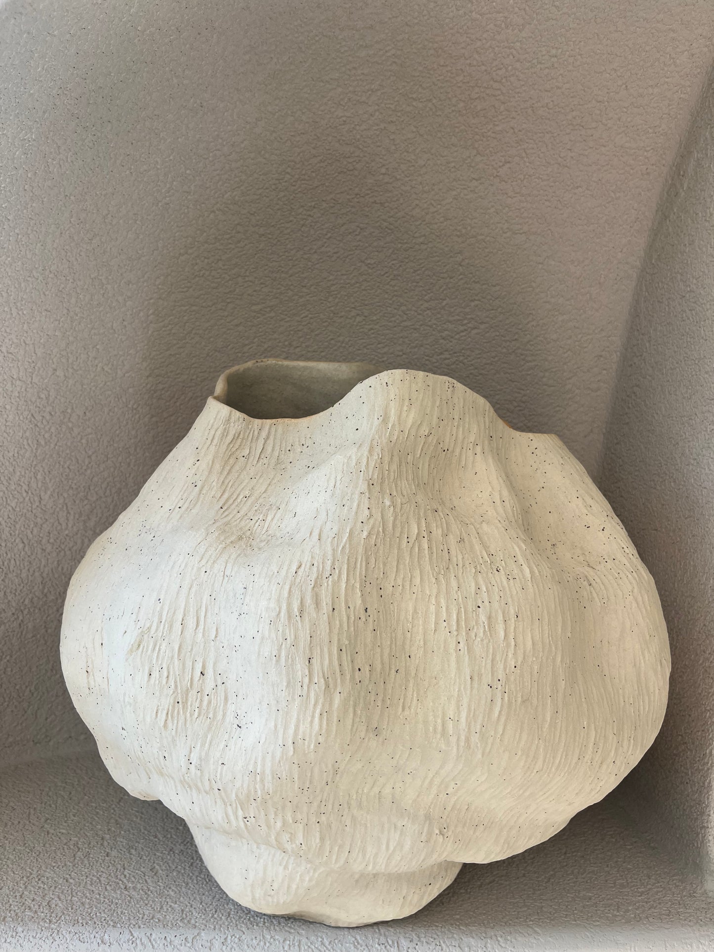 Cora - Vase - Écume