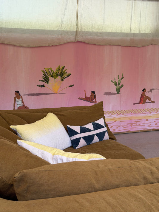 Housse de Coussin en coton tie and dye - Bed And Philosophy
