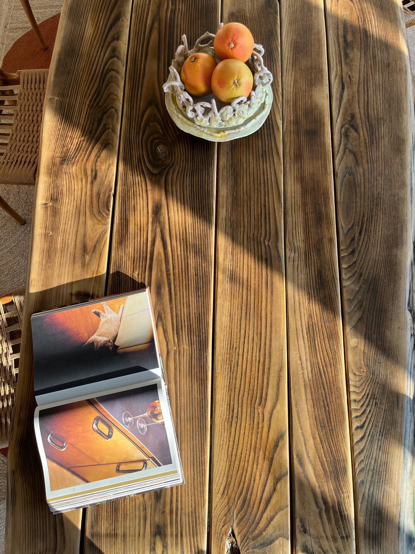 Table Torii effet Moiré Collab LouisLeCharpentier x Maison Makeba