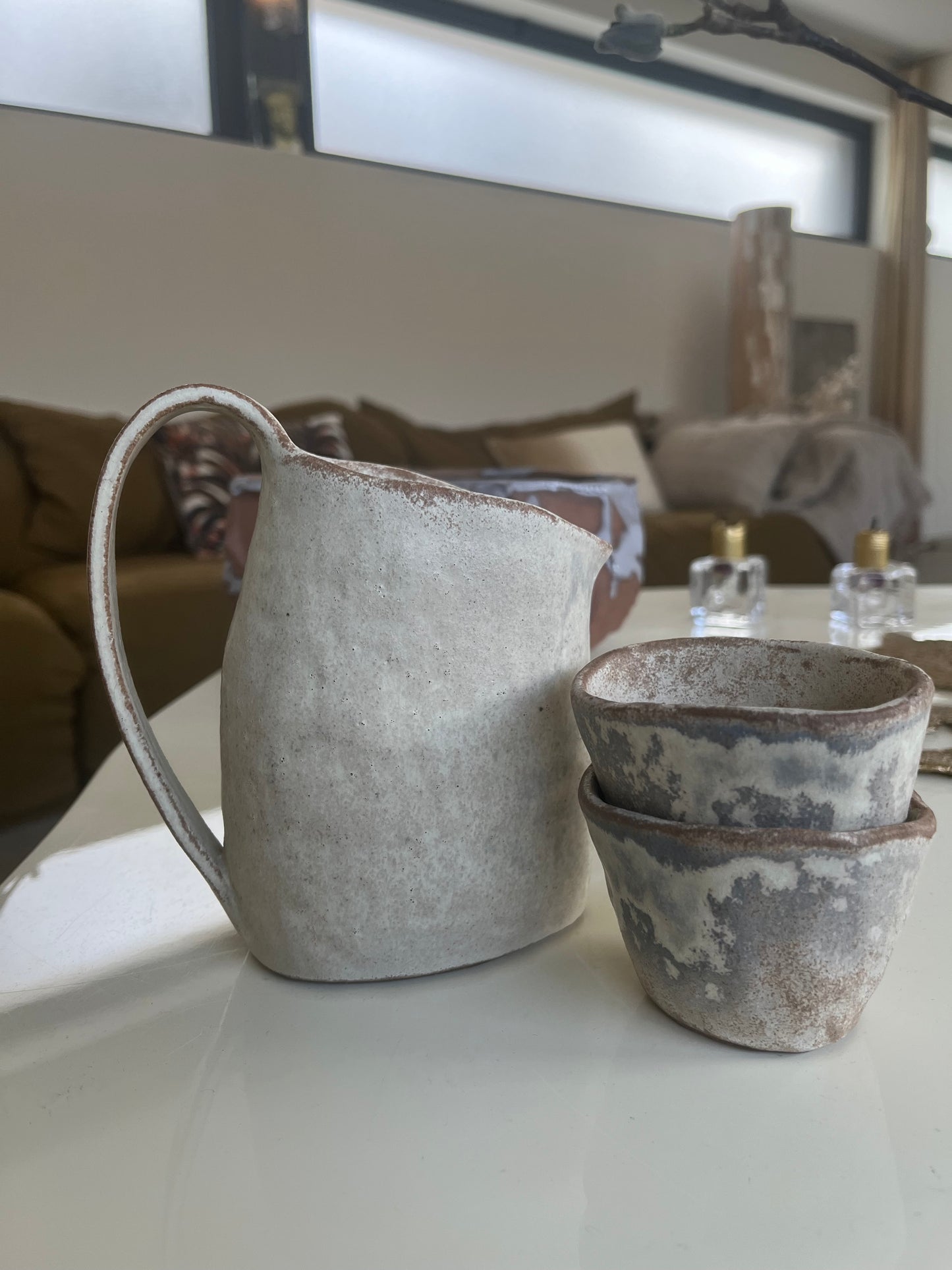 Cora - Ensemble - "Barro Jar" 2 Tasses & Pichet