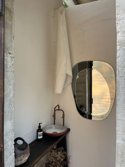 Vasque en céramique Ø 33 en grès Tanguy Fraiture