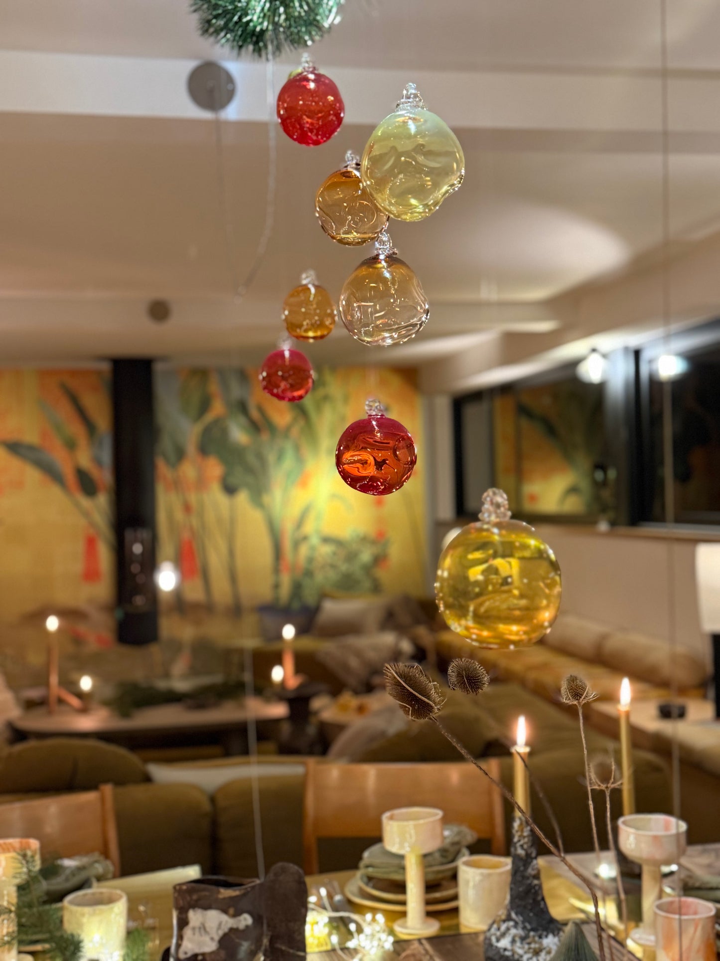 Boules de Noël 🎅 en verre