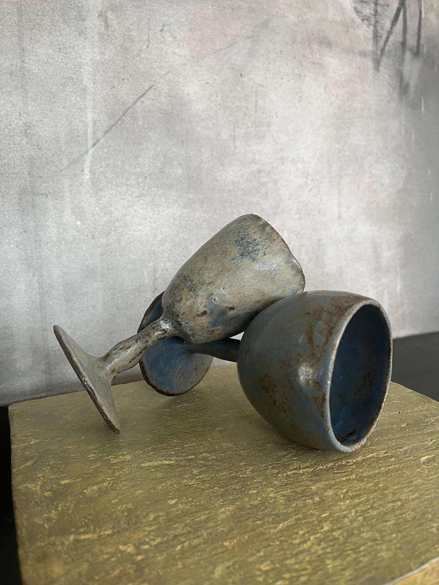 Ensemble de 2 Verres à pieds - Maya De La Vaissière