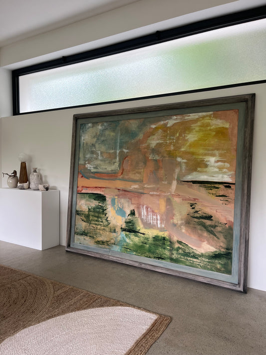 Serge Allain - Huile sur Toile - Jardin d'Agréments Chimiques