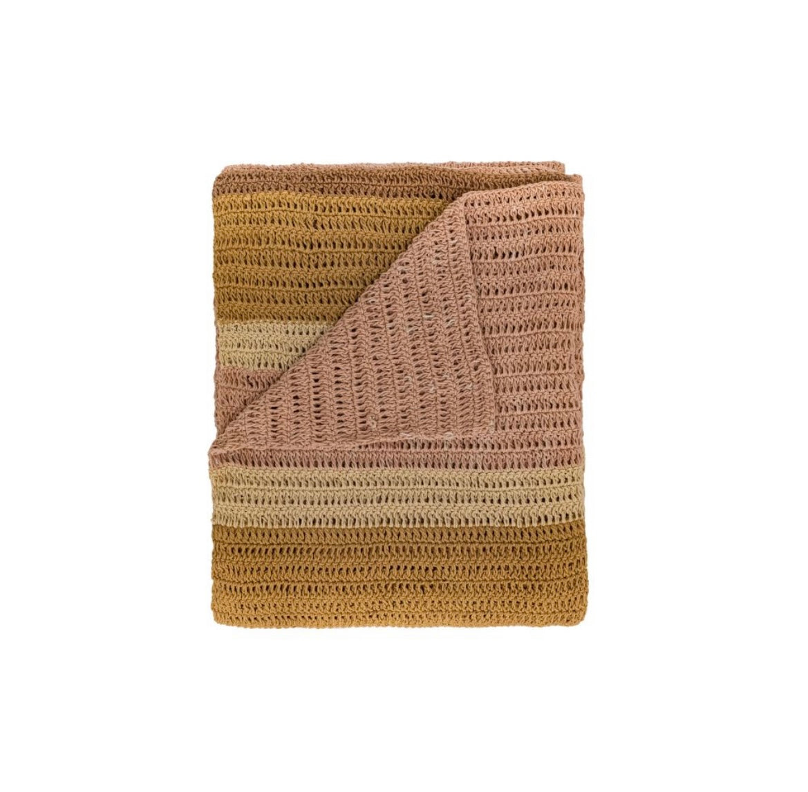 Plaid en crochet 100x200cm - Bed and Philosophy