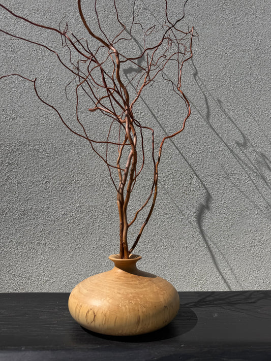 Lorien Cau - Vase - Bois de Bouleau Échauffé