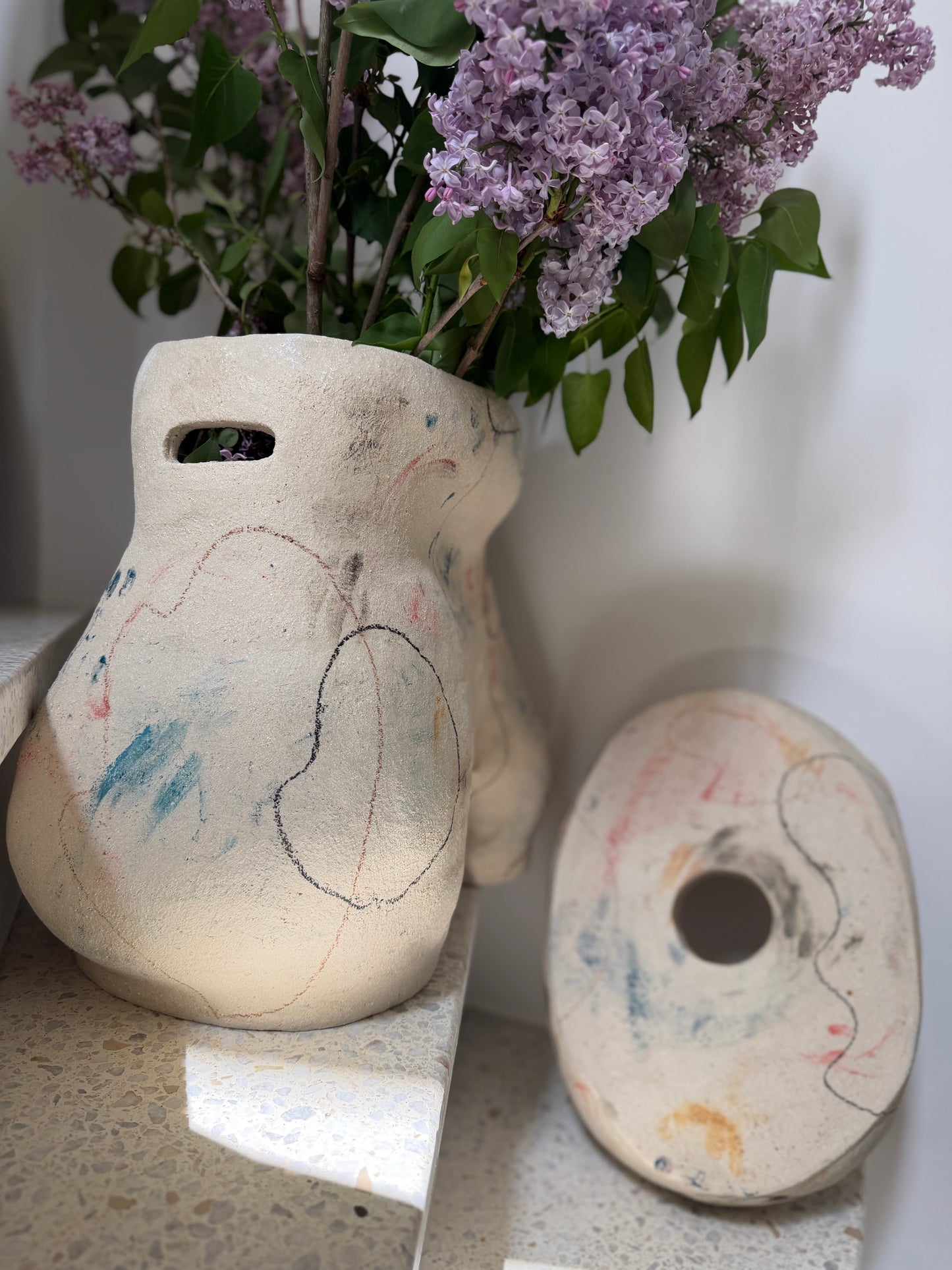 Maison Makeba Signature x MR Céramique - Tabouret/Vase/Plateau - M1