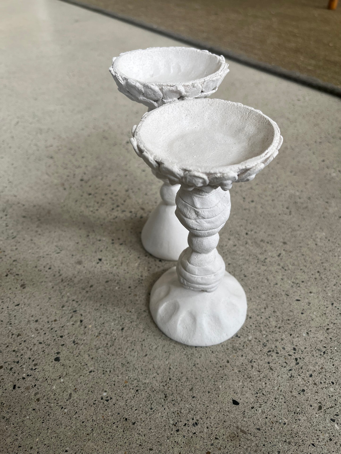 Lot de 2 bougeoirs, Anne Saltel