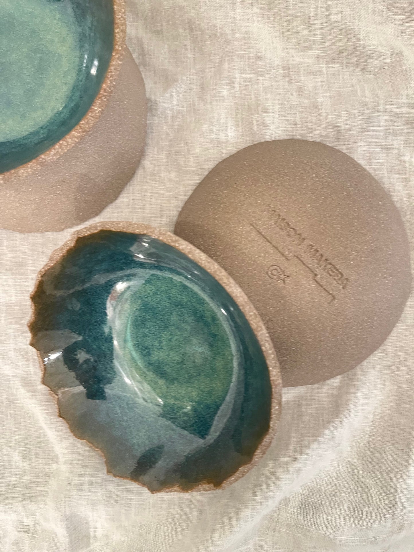 Assiettes, service complet, COLLAB CCéramique x Maison Makeba