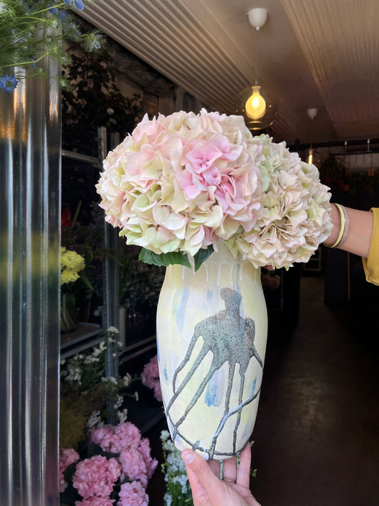 Vase en grès blanc - Florence Dary