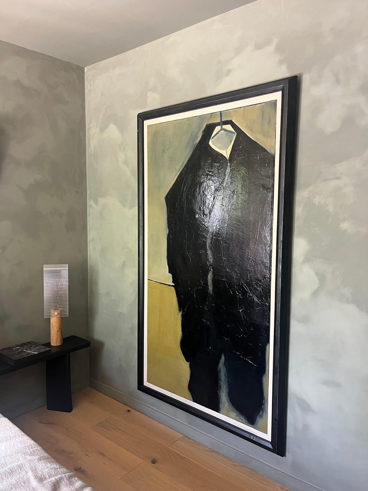 Serge Allain - Huile sur Toile - Le Passant