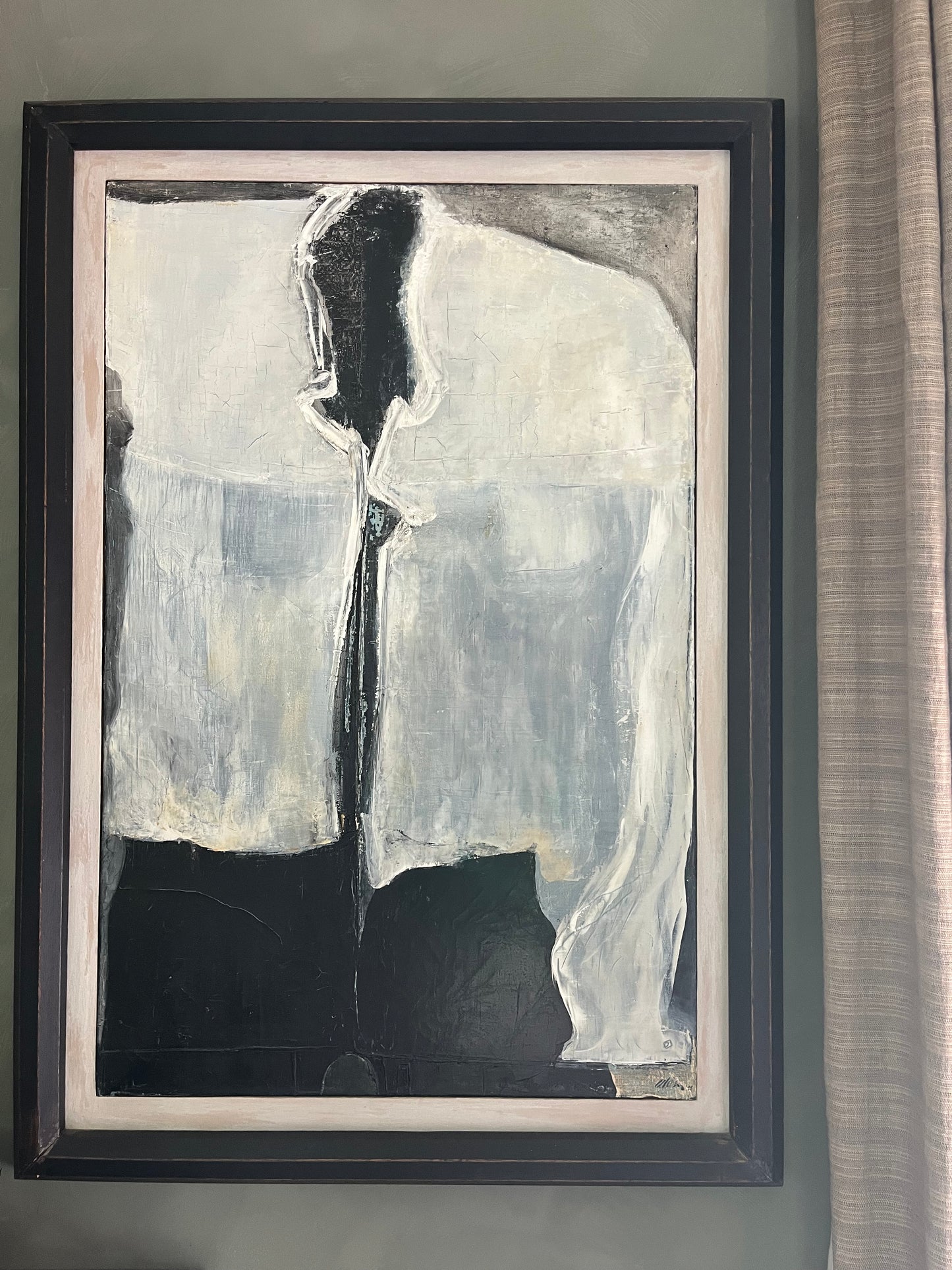 Serge Allain - Huile sur Toile - L'Intrus