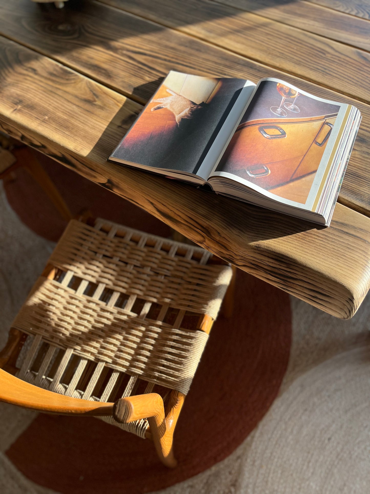 Table Torii effet Moiré Collab LouisLeCharpentier x Maison Makeba