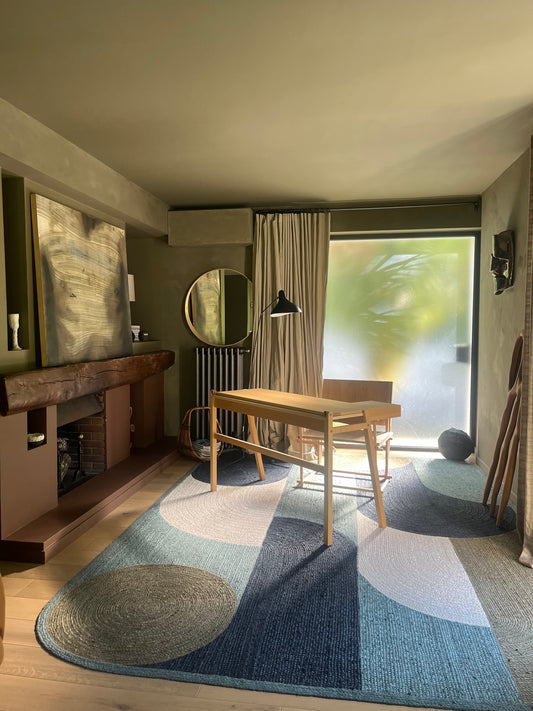 Tapis en jute tressé Acapulco Elitis France