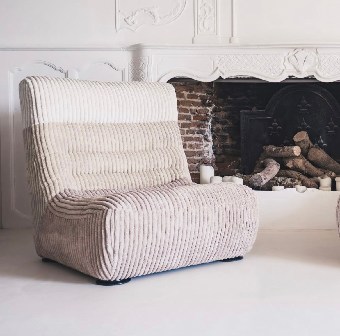 Divan 1 place en velours boudoir - Bed and Philosophy
