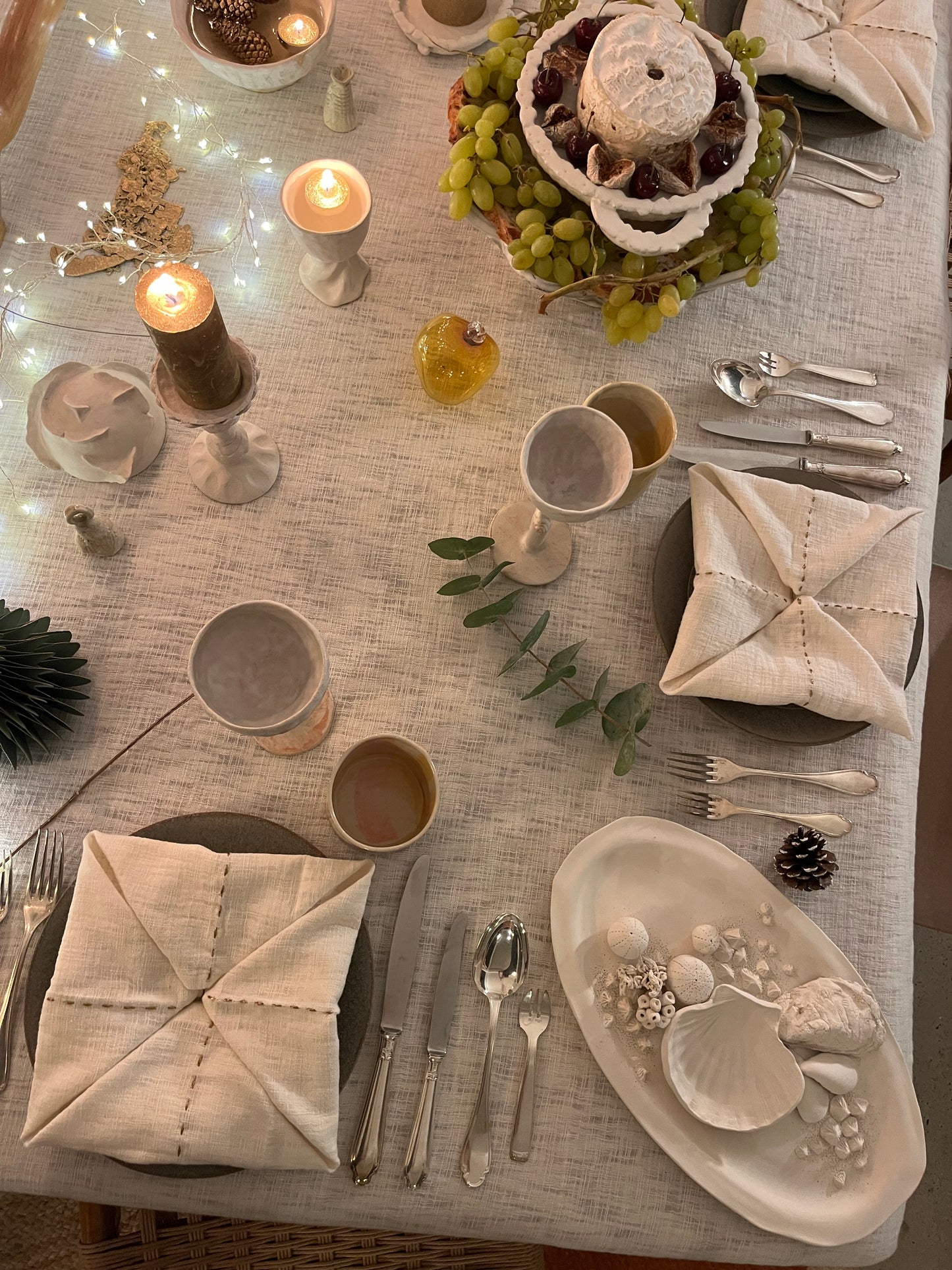 Lot de 2 bougeoirs, Anne Saltel