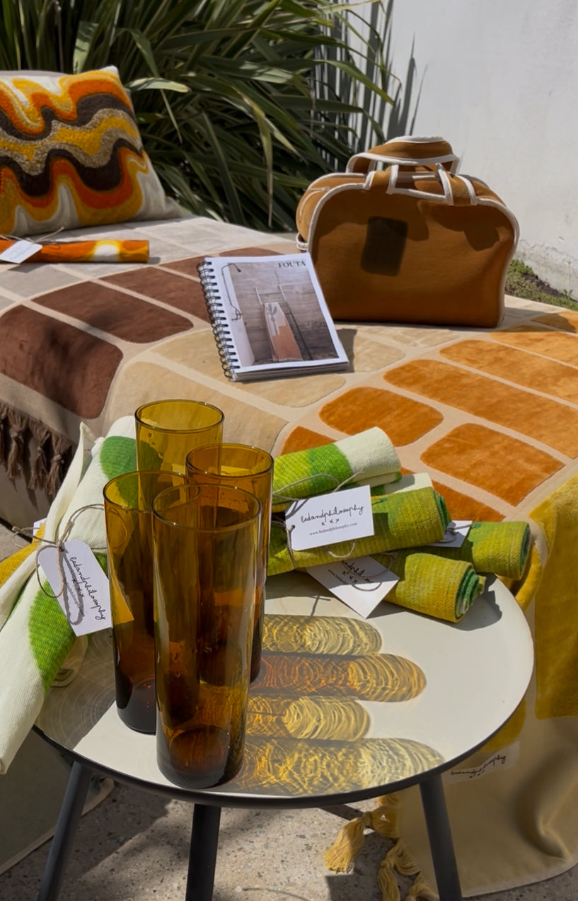 Drap de plage + Sac de plage en Éponge + Coussin  - Bed And Philosophy