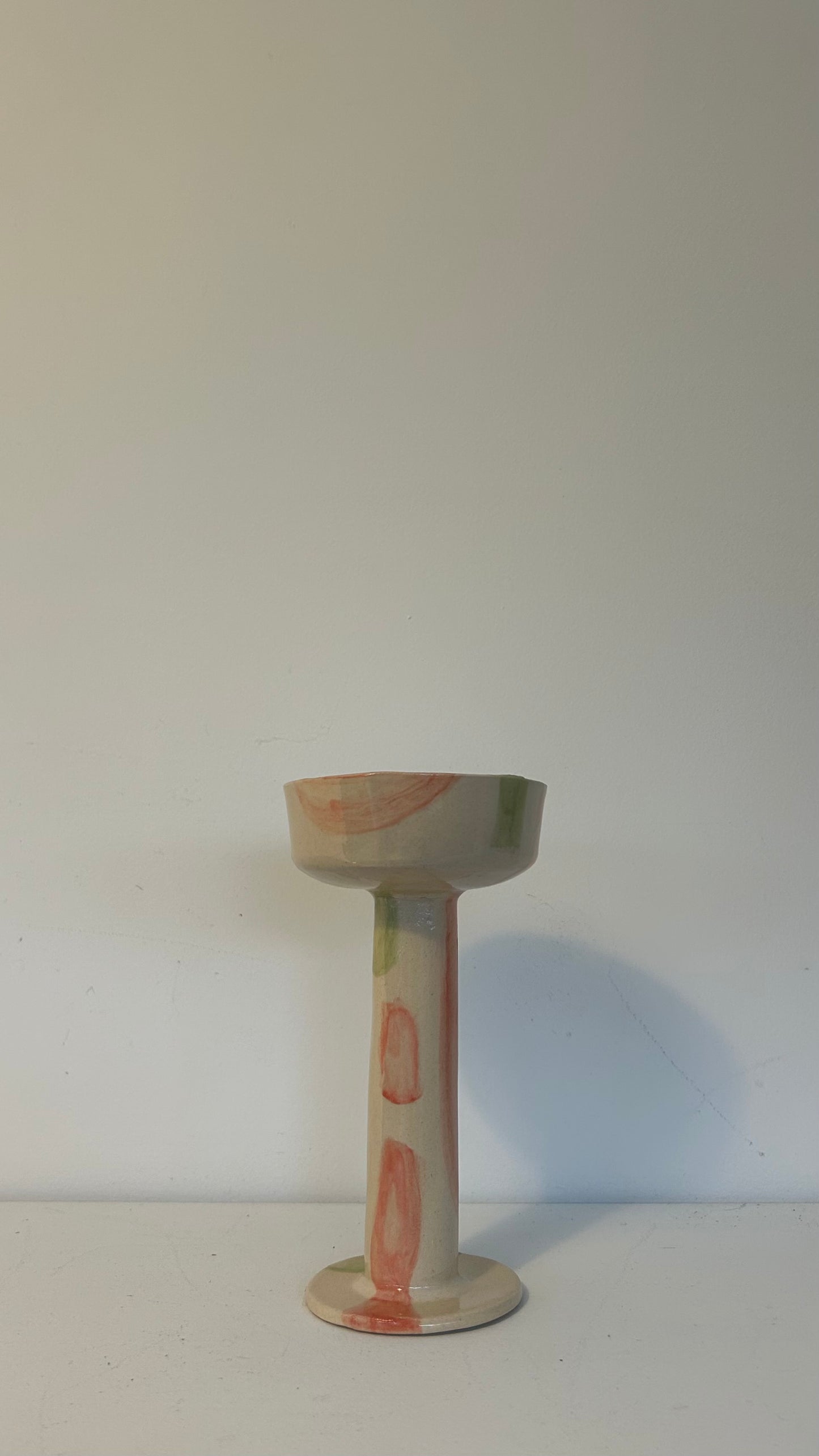 "VERRES À TRAITS", Verres à pied - Collab Anne Kurzberg x Maison Makeba