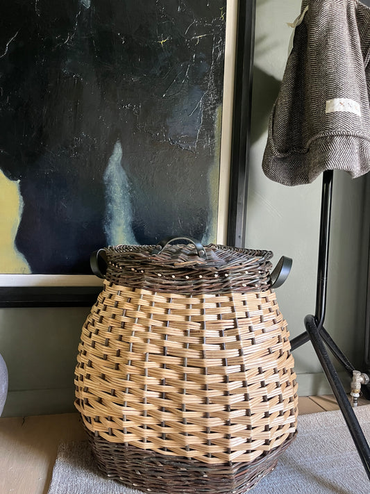 Panière La voyageuse - Collaboration Maison Makeba & Victorine Vannerie