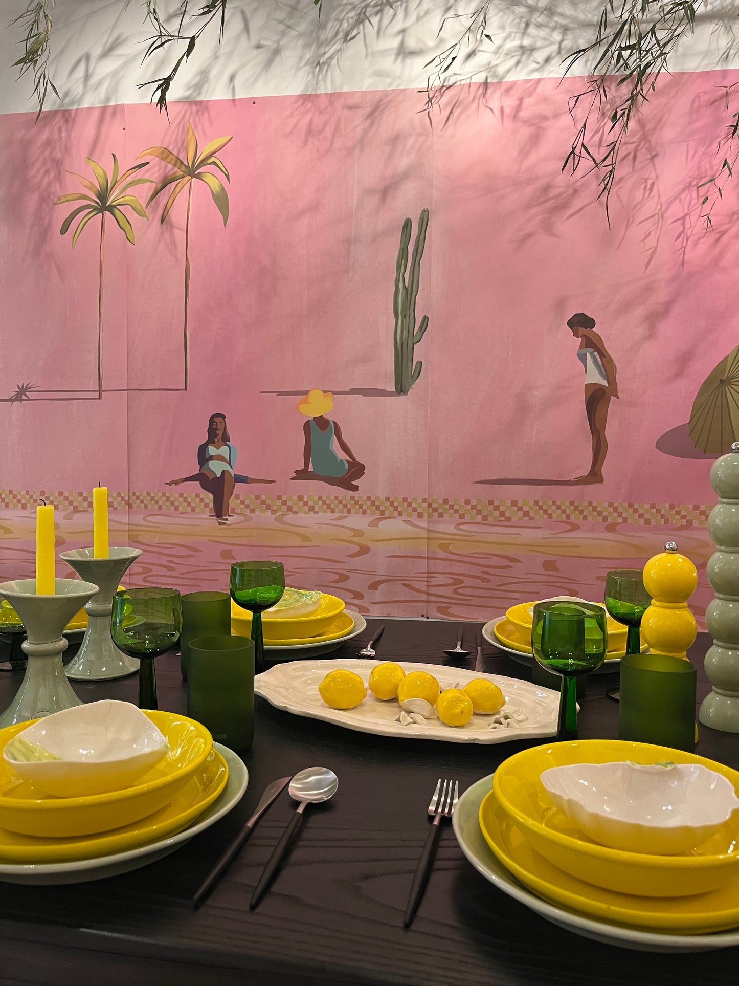 Maison Bonjour - Plat - Barbotine Citron Émaillé 🍋