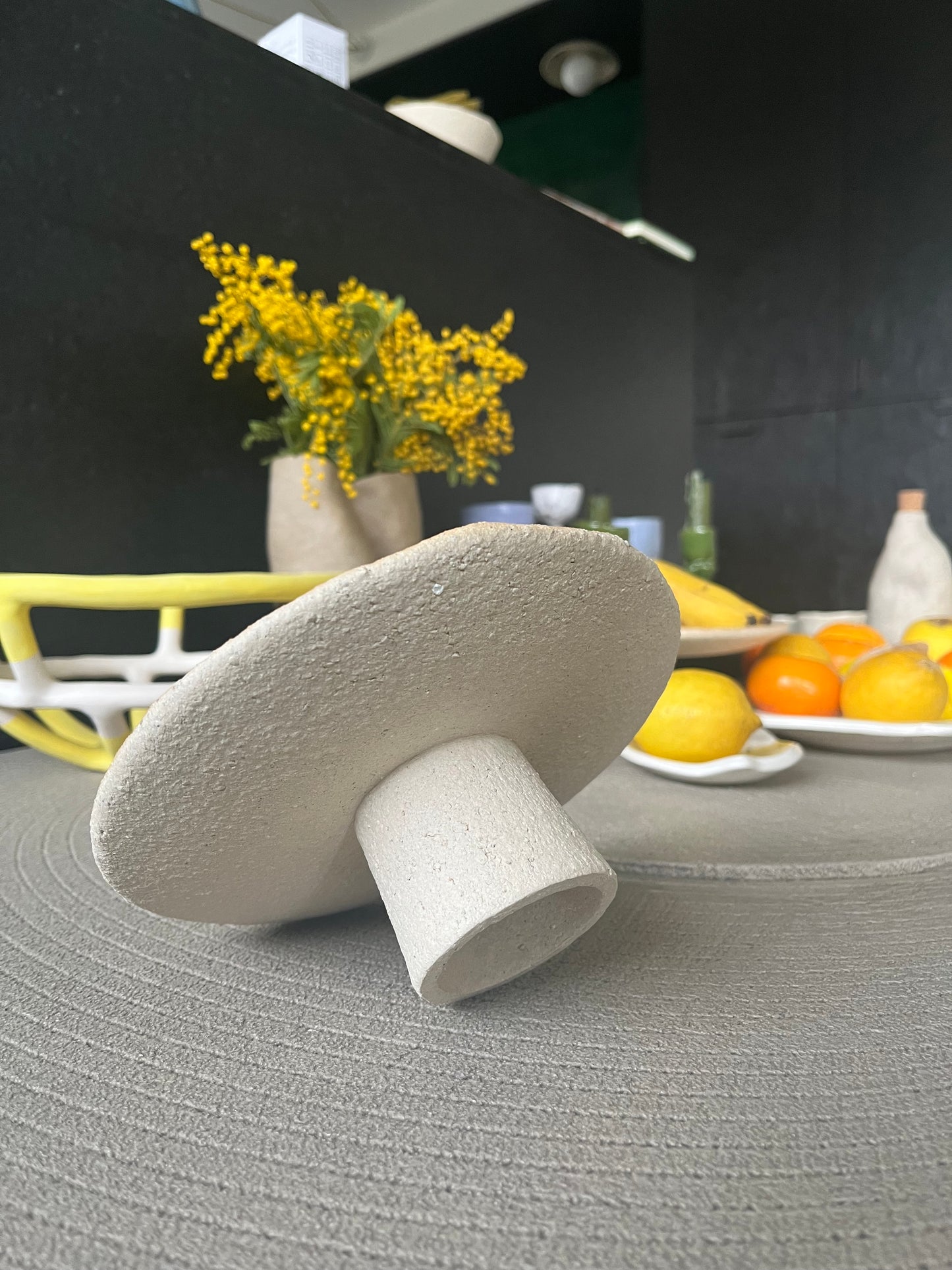 Lot plat apéro saucier et présentoirs à gâteaux - Cceramique