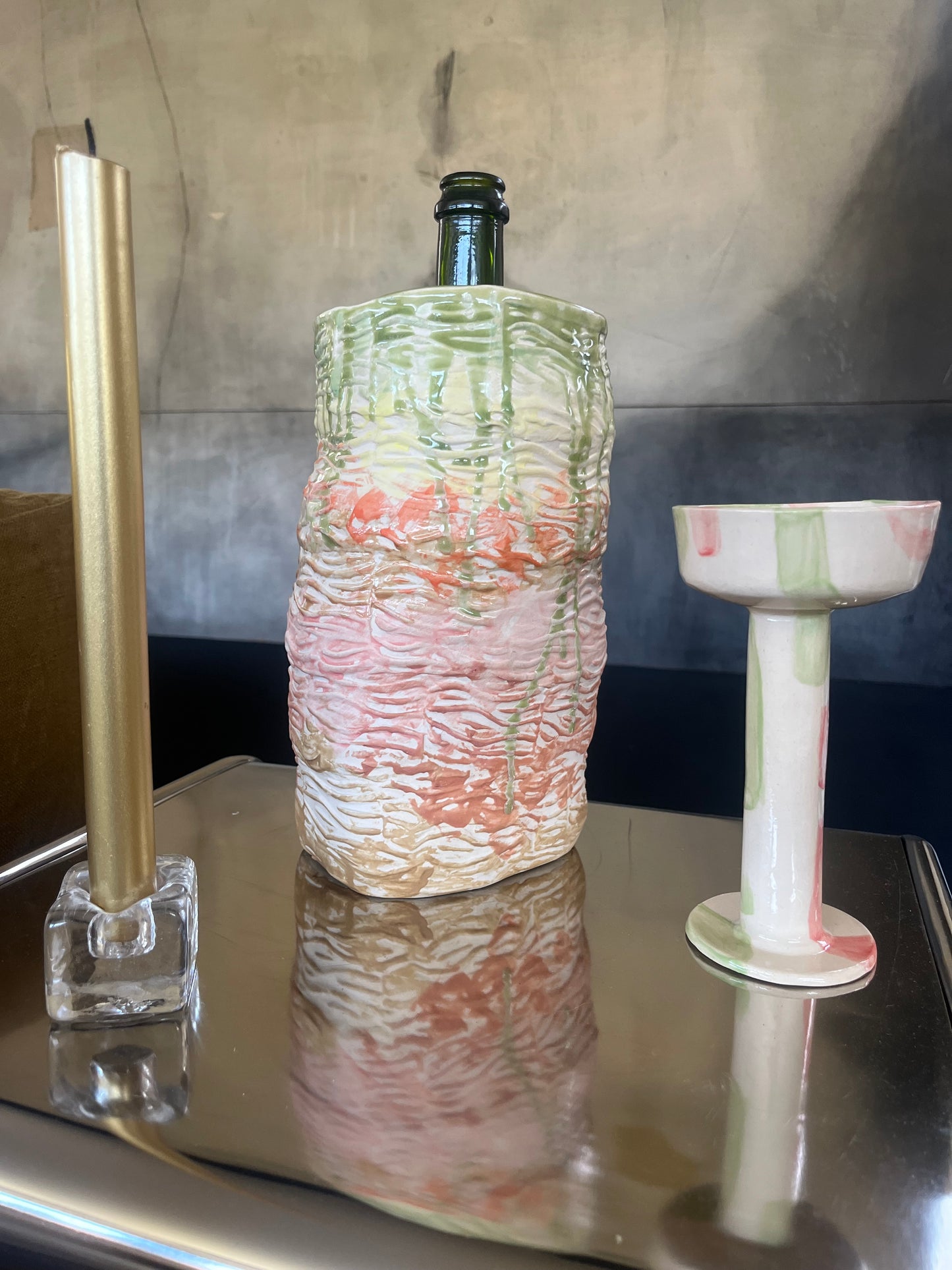 "SHE'S FRESH", Refroidisseur à vin - Collab Anne Kurzberg x Maison Makeba