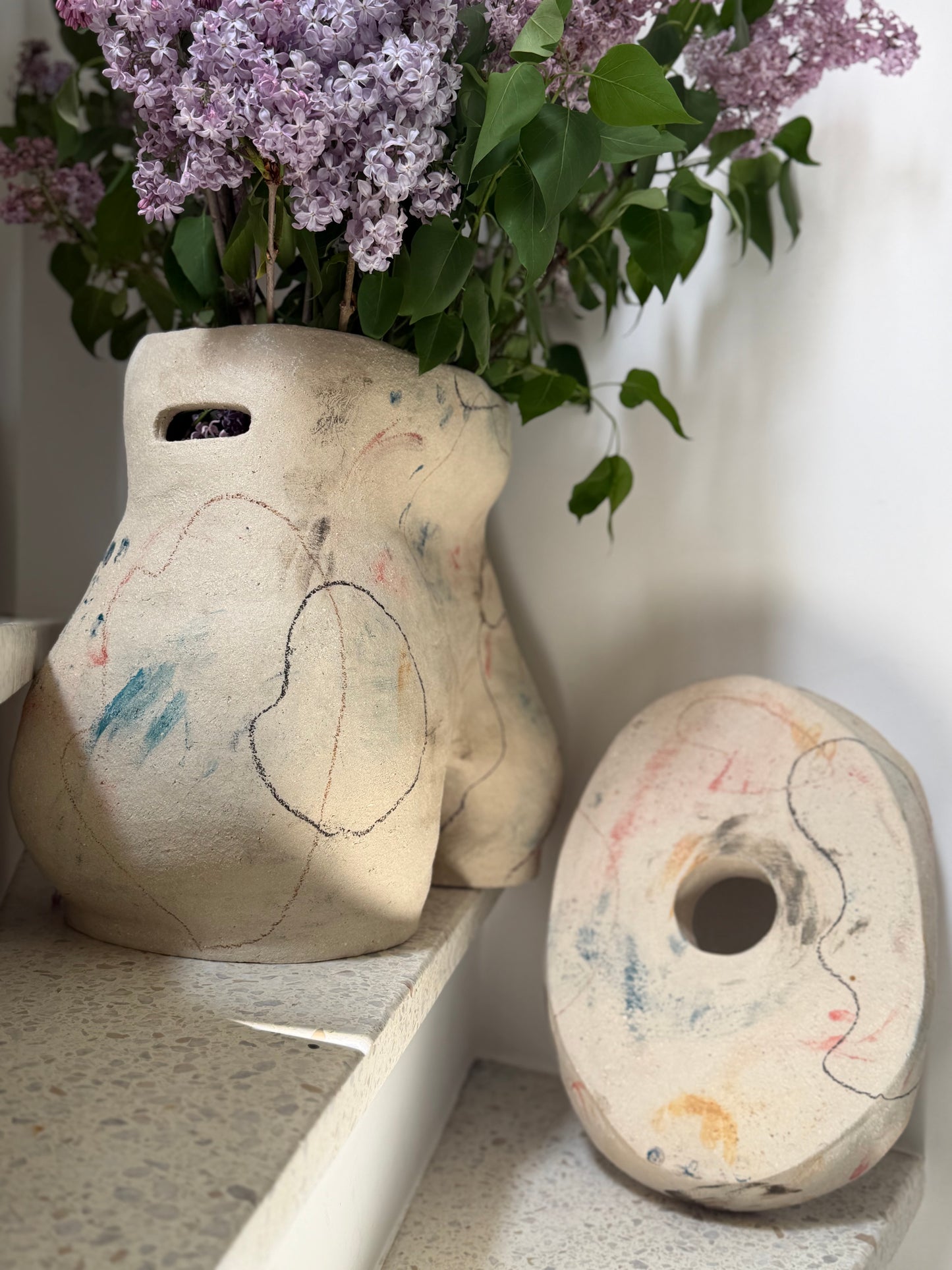 Maison Makeba Signature x MR Céramique - Tabouret/Vase/Plateau - M1