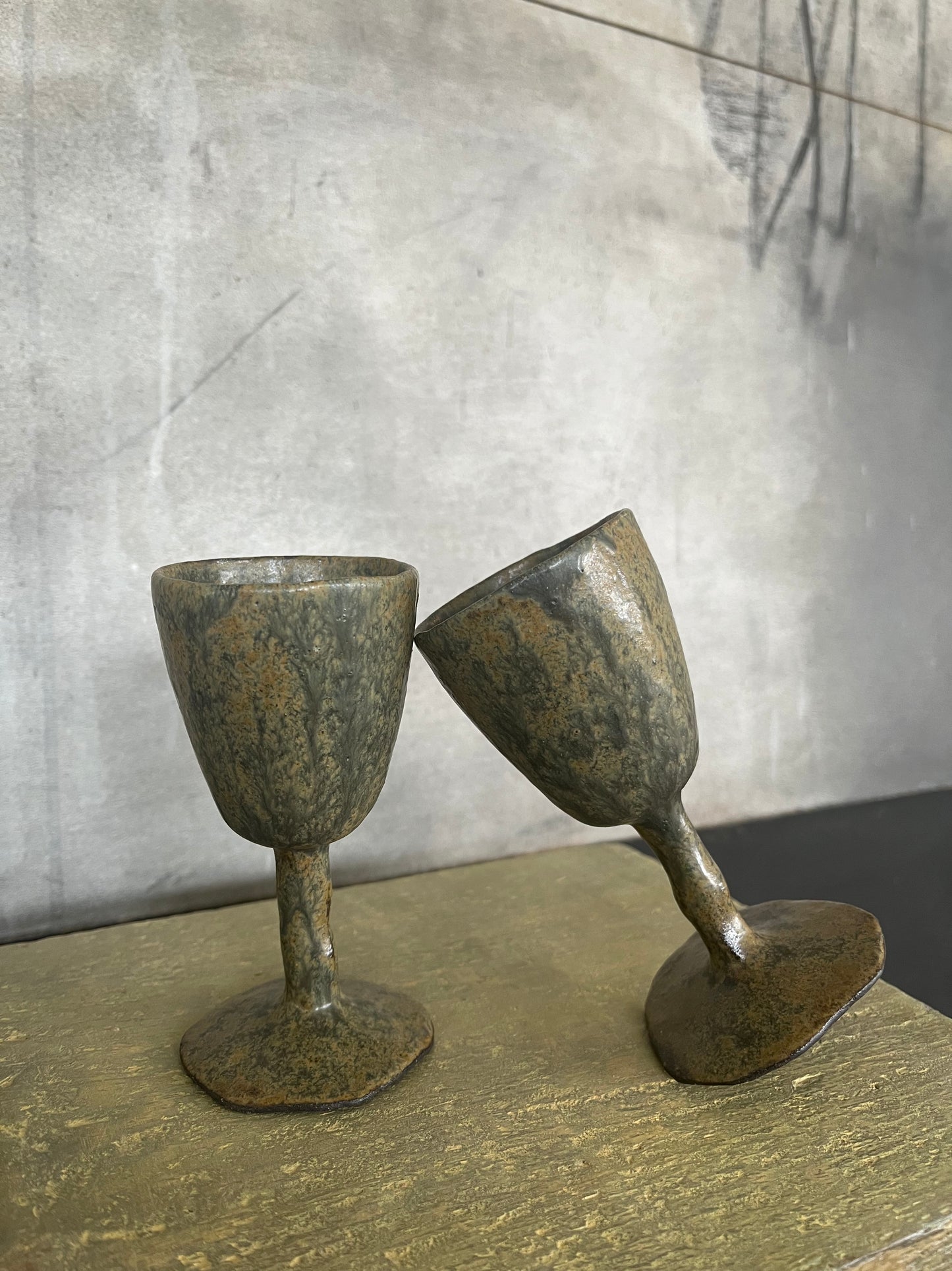 Ensemble de 2 Verres à pieds - Maya De La Vaissière