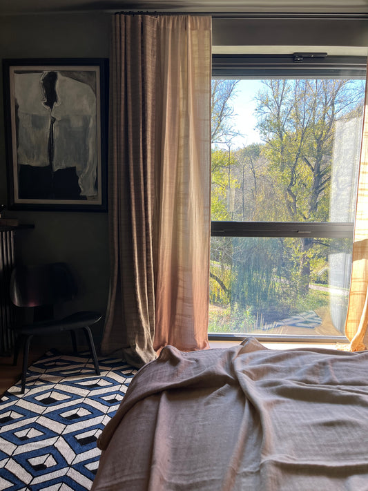 Modèle d'expo. Rideaux YELLOWSTONE - Bed And Philosophy