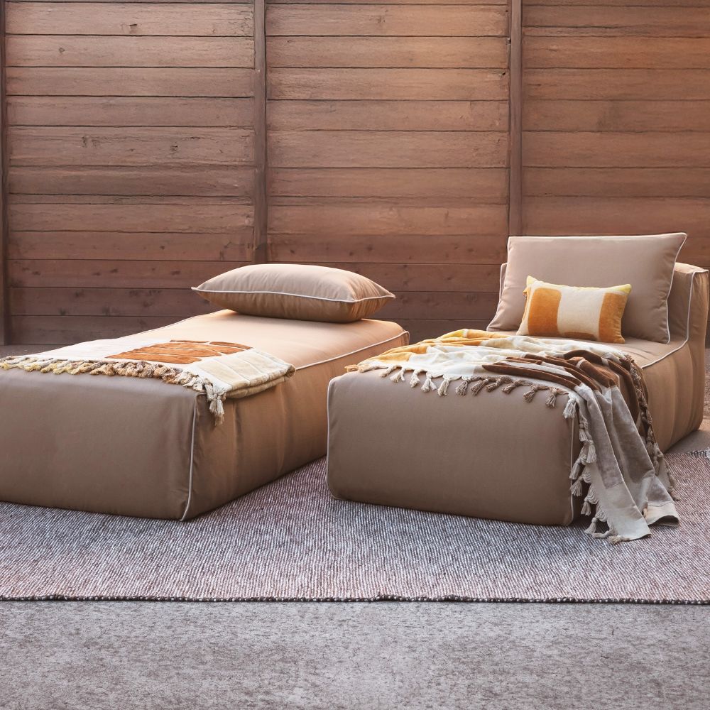 Drap de plage + Sac de plage en Éponge + Coussin  - Bed And Philosophy