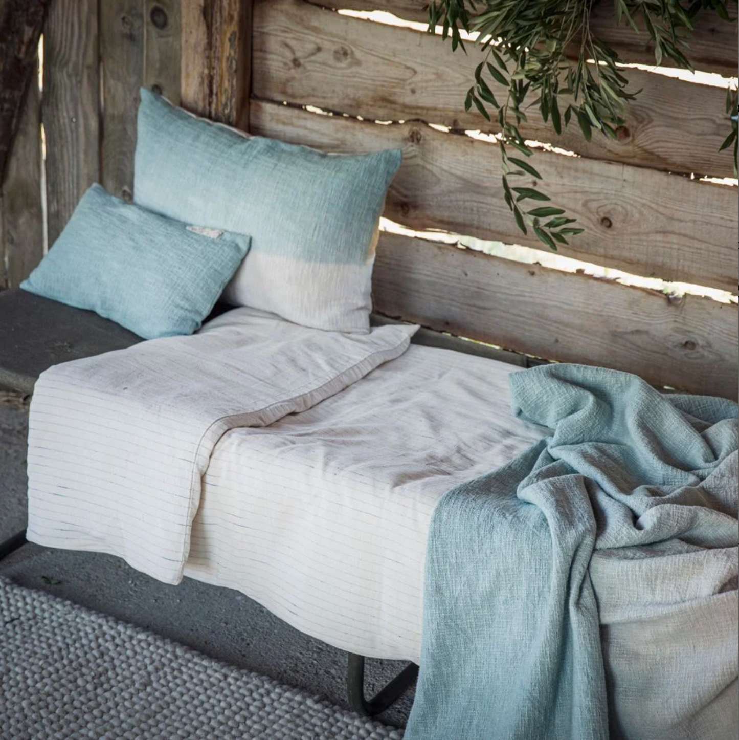 Plaid Tandem Bed and Philosophy