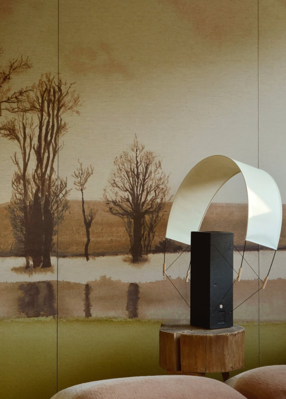 Modèle d'expo - Papier peint – En Hiver Panoramique - Charlotte Morot - Asteré