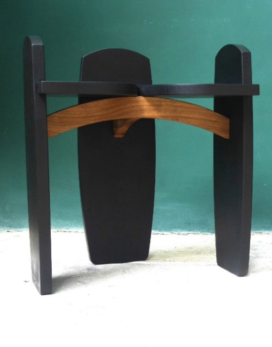 Tabouret Arfeux - bois design – Petit tabouret artisanal bois massif