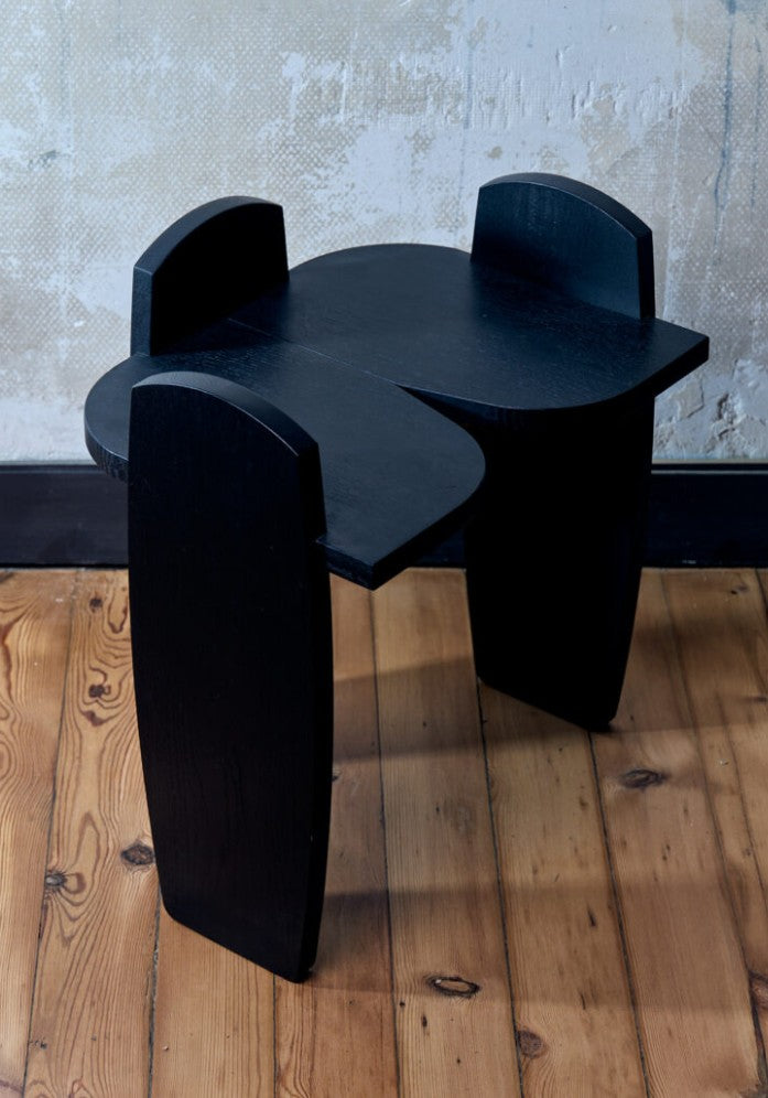 Tabouret Arfeux - bois design – Petit tabouret artisanal bois massif