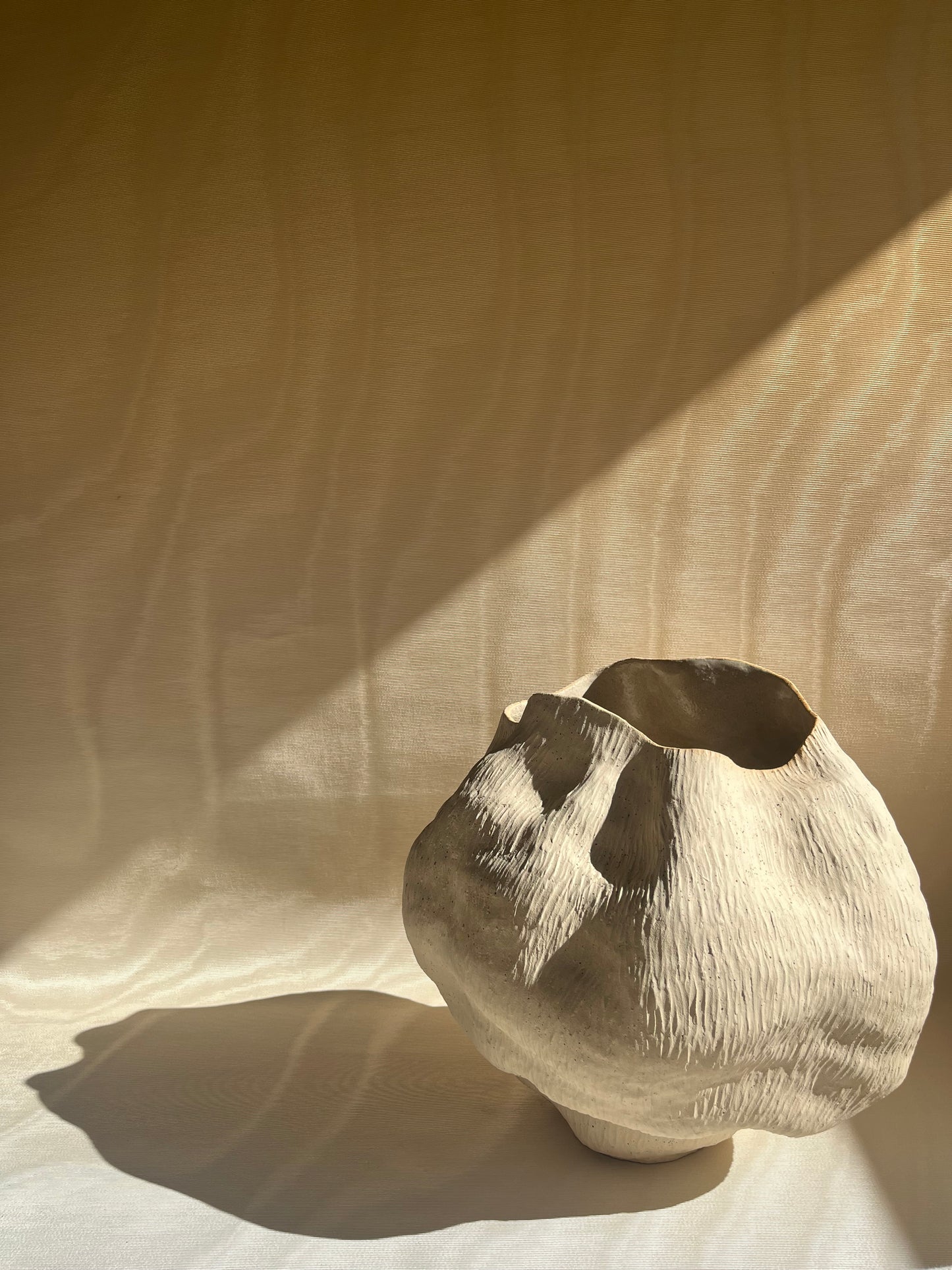 Cora - Vase - Écume