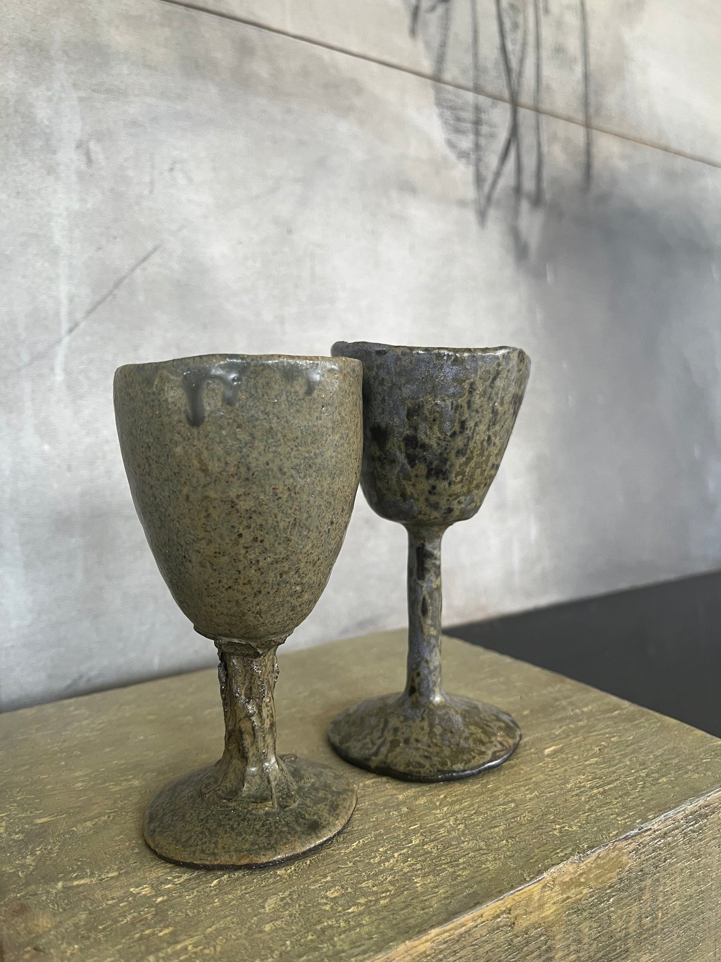 Ensemble de 2 Verres à pieds - Maya De La Vaissière